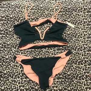 Teal KOA Swim Bikini
